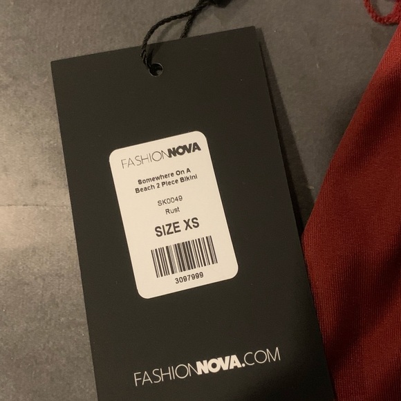 Fashion Nova Rust 2 Piece Bikini - Picture 6 of 6